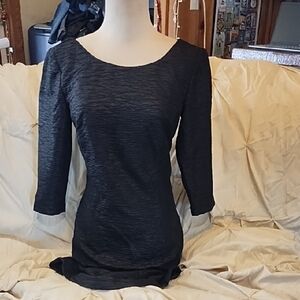 Ferviente Elegant Black Women's Dress